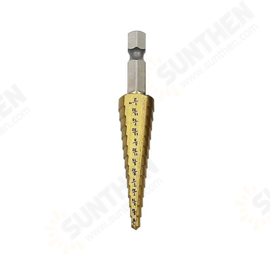 3/16-1/2 1/4-3/4 1/8-1/2 Inch Step Drill Bit Inch Type 1/4 Inch Shank Step Drill 3/16-1/2 1/4-3/4 1/8-1/2 Inch Step Drill Bit Inch Type 1/4 Inch Shank Step Drill