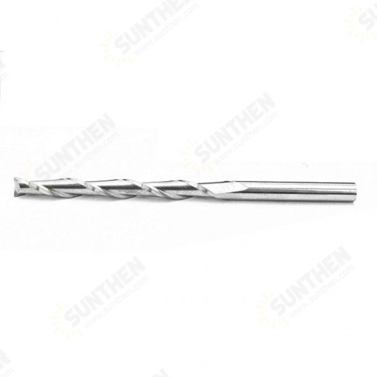 3.175mm 2 Flute Spiral Bit Carbide End Mill Router 32mm CEL CNC Cutting Tool 3.175mm 2 Flute Spiral Bit Carbide End Mill Router 32mm CEL CNC Cutting Tool