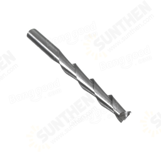 3.175mm Carbide CNC 2 Flute Spiral Bits End Mill Router 22mm CEL Milling Cutter 3.175mm Carbide CNC 2 Flute Spiral Bits End Mill Router 22mm CEL Milling Cutter