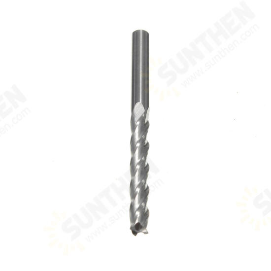 3.175mm Carbide CNC 4 Flute Spiral Bit End Mill Cutter CEL 22mm 3.175mm Carbide CNC 4 Flute Spiral Bit End Mill Cutter CEL 22mm
