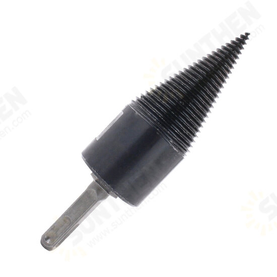 32/42mm Steel Square Shank/Round Shank/Hex Shank Wood Splitting Drill Bit Woodworking Tool Split Wood Drill