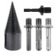 32/42mm Steel Square Shank/Round Shank/Hex Shank Wood Splitting Drill Bit Woodworking Tool Split Wood Drill