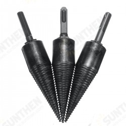 32mm High Speed Steel Firewood Splitting Drill Bit Hard Wood Cone Splitter Bit