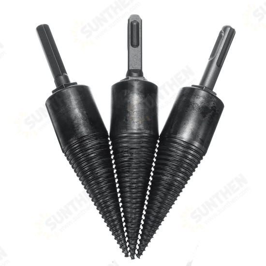 32mm High Speed Steel Firewood Splitting Drill Bit Hard Wood Cone Splitter Bit 32mm High Speed Steel Firewood Splitting Drill Bit Hard Wood Cone Splitter Bit