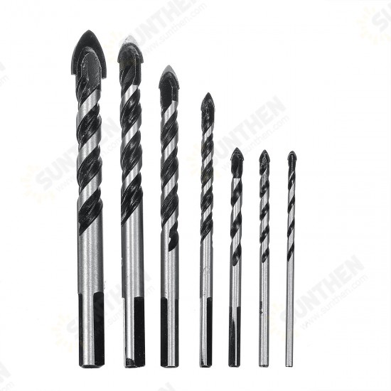 3/4/5/6/8/10/12mm Triangle Twist Drill Bit Concrete Glass Ceramic Tile Marble Drill Bit 3/4/5/6/8/10/12mm Triangle Twist Drill Bit Concrete Glass Ceramic Tile Marble Drill Bit
