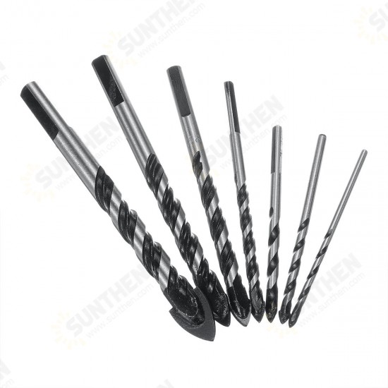 3/4/5/6/8/10/12mm Triangle Twist Drill Bit Concrete Glass Ceramic Tile Marble Drill Bit 3/4/5/6/8/10/12mm Triangle Twist Drill Bit Concrete Glass Ceramic Tile Marble Drill Bit