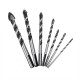 3/4/5/6/8/10/12mm Triangle Twist Drill Bit Concrete Glass Ceramic Tile Marble Drill Bit