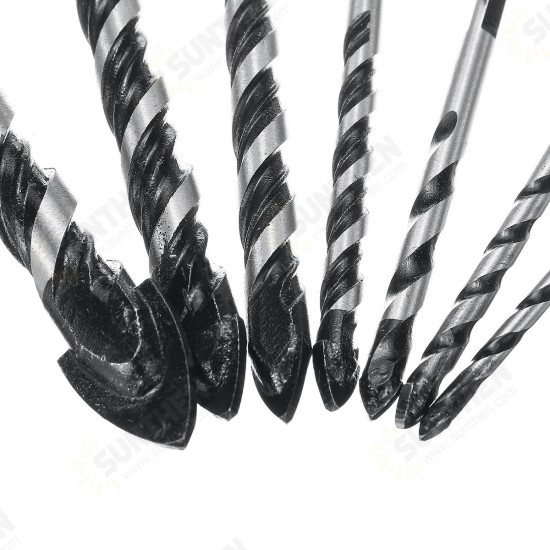 3/4/5/6/8/10/12mm Triangle Twist Drill Bit Concrete Glass Ceramic Tile Marble Drill Bit 3/4/5/6/8/10/12mm Triangle Twist Drill Bit Concrete Glass Ceramic Tile Marble Drill Bit