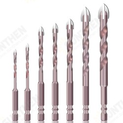 3/4/5/6/8/10/12mmm Tile Drill Bits Hex Triangle Bit for Glass Ceramic Concrete PVC Hole Opener Wood Drilling Tool 3/4/5/6/8/10/12mmm Tile Drill Bits Hex Triangle Bit for Glass Ceramic Concrete PVC Hole Opener Wood Drilling Tool