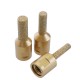 3Pcs 8/10/12mm Abrasive Bits M14 Adapter Diamond Router Bit 46 Grit Slate Stone Splicing Tool for Angle Grinders