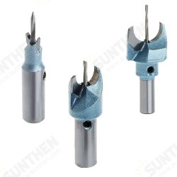 3Pcs Tungsten Woodworking Tool Router Bit Buddhas Beads Ball Pearls Drill Bit