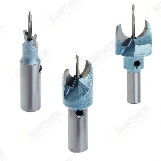 3Pcs Tungsten Woodworking Tool Router Bit Buddhas Beads Ball Pearls Drill Bit