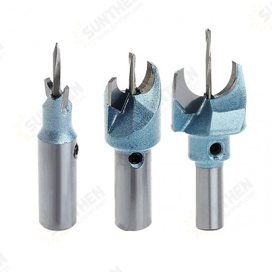 3Pcs Tungsten Woodworking Tool Router Bit Buddhas Beads Ball Pearls Drill Bit