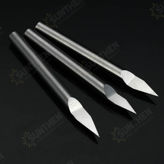 3pcs 3.175mm Shank 30 Degree 0.1/0.2/0.3mm Carbide Engraving Bits CNC Tool for Metal 3pcs 3.175mm Shank 30 Degree 0.1/0.2/0.3mm Carbide Engraving Bits CNC Tool for Metal