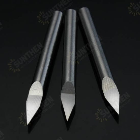 3pcs 3.175mm Shank 30 Degree 0.1/0.2/0.3mm Carbide Engraving Bits CNC Tool for Metal 3pcs 3.175mm Shank 30 Degree 0.1/0.2/0.3mm Carbide Engraving Bits CNC Tool for Metal