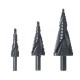 3pcs 4-12/20/32mm HSS Step Drill Bits Set Spiral Grooved Hole Cutter