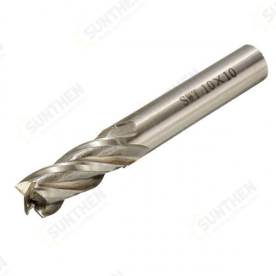 3pcs HSS Straight Shank End Mill Cutter 4 Flute End Mill Cutter 8/10/12mm CNC Tool 3pcs HSS Straight Shank End Mill Cutter 4 Flute End Mill Cutter 8/10/12mm CNC Tool