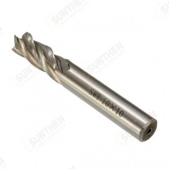 3pcs HSS Straight Shank End Mill Cutter 4 Flute End Mill Cutter 8/10/12mm CNC Tool 3pcs HSS Straight Shank End Mill Cutter 4 Flute End Mill Cutter 8/10/12mm CNC Tool