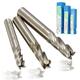 3pcs HSS Straight Shank End Mill Cutter 4 Flute End Mill Cutter 8/10/12mm CNC Tool 3pcs HSS Straight Shank End Mill Cutter 4 Flute End Mill Cutter 8/10/12mm CNC Tool