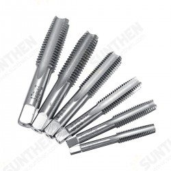 3pcs M10-M20 HSS-4341 Screw Tap Straight Groove High-Speed Steel Straight Flute Tools Kit