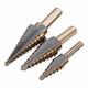 3pcs M7 HSS Step Drill Bit Set 3/16-1/2 1/4-3/4 3/16-7/8 Inch 3pcs M7 HSS Step Drill Bit Set 3/16-1/2 1/4-3/4 3/16-7/8 Inch