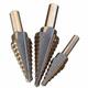 3pcs M7 HSS Step Drill Bit Set 3/16-1/2 1/4-3/4 3/16-7/8 Inch 3pcs M7 HSS Step Drill Bit Set 3/16-1/2 1/4-3/4 3/16-7/8 Inch