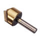 3pcs Single Flute 90 Degree Edge Chamfer Set Countersink Drill Bit