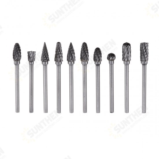 3x6mm Double Grain Tungsten Steel Grinding Head Rotary Burr Drill Bit Milling Cutter Head 3x6mm Double Grain Tungsten Steel Grinding Head Rotary Burr Drill Bit Milling Cutter Head