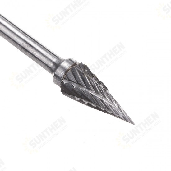 3x6mm Double Grain Tungsten Steel Grinding Head Rotary Burr Drill Bit Milling Cutter Head 3x6mm Double Grain Tungsten Steel Grinding Head Rotary Burr Drill Bit Milling Cutter Head