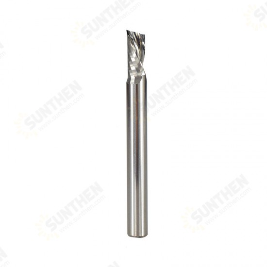 4-8mm Shank Left Hand Tungsten Carbide Milling Cutter Carbide End Mill Single Flute Spiral Milling Cutters Engraving Tool