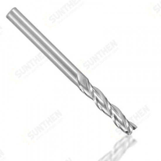 4 Flute End Mill Tungsten Carbide Milling Cutter 3.175mm Shank Spiral Flat Milling Bit Aluminum Cutting CNC Router Bit 4 Flute End Mill Tungsten Carbide Milling Cutter 3.175mm Shank Spiral Flat Milling Bit Aluminum Cutting CNC Router Bit