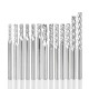 4 Flute End Mill Tungsten Carbide Milling Cutter 3.175mm Shank Spiral Flat Milling Bit Aluminum Cutting CNC Router Bit 4 Flute End Mill Tungsten Carbide Milling Cutter 3.175mm Shank Spiral Flat Milling Bit Aluminum Cutting CNC Router Bit
