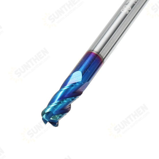 4 Flutes Ball Nose Milling Cutter Tungsten Carbide NACO Coated 2R0.2-8R2.0 HRC65 End Mill End Mill 4 Flutes Ball Nose Milling Cutter Tungsten Carbide NACO Coated 2R0.2-8R2.0 HRC65 End Mill End Mill