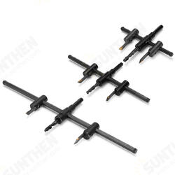 40-120/200/300mm Adjustable Circle Hole Cutter Wood Drywall Drill Bit Saw Round Cutting Blade