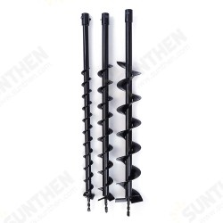 40/60/100mm x 800mm Earth Auger Drill Bit Fence Borer For Petrol Post Hole Digger Garden Tool