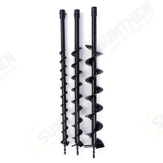 40/60/100mm x 800mm Earth Auger Drill Bit Fence Borer For Petrol Post Hole Digger Garden Tool