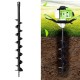 40/60/100mm x 800mm Earth Auger Drill Bit Fence Borer For Petrol Post Hole Digger Garden Tool