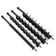 40/60/80/100mm Earth Drill Dual Blade Auger Drill Bit Fence Borer For Earth Petrol Post Hole Digger