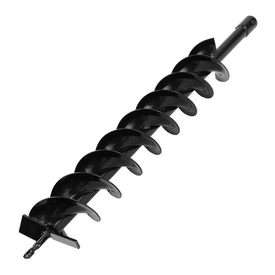 40/60/80/100mm Earth Drill Dual Blade Auger Drill Bit Fence Borer For Earth Petrol Post Hole Digger