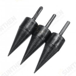 42mm High Speed Steel Firewood Splitting Drill Bit Hard Wood Cone Splitter Bit 42mm High Speed Steel Firewood Splitting Drill Bit Hard Wood Cone Splitter Bit