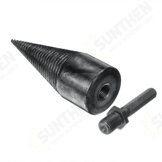 42mm High Speed Steel Firewood Splitting Drill Bit Hard Wood Cone Splitter Bit 42mm High Speed Steel Firewood Splitting Drill Bit Hard Wood Cone Splitter Bit