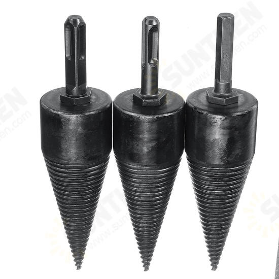 42mm High Speed Steel Firewood Splitting Drill Bit Hard Wood Cone Splitter Bit 42mm High Speed Steel Firewood Splitting Drill Bit Hard Wood Cone Splitter Bit