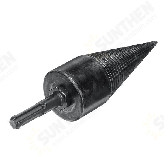 42mm High Speed Steel Firewood Splitting Drill Bit Hard Wood Cone Splitter Bit 42mm High Speed Steel Firewood Splitting Drill Bit Hard Wood Cone Splitter Bit
