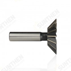 45 55 60 Degree Dovetail Milling Cutter CNC Planer Straight Shank High Speed Steel Milling Cutter