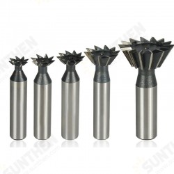 45 55 60 Degree Dovetail Milling Cutter CNC Planer Straight Shank High Speed Steel Milling Cutter