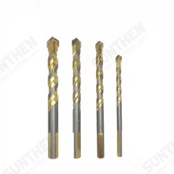 4/5/6/7/10Pcs Multi-functional Tungsten Carbide Tip Glass Drill Bit Set Triangle Bits For Porcelain Ceramic Glass Plastic Wood