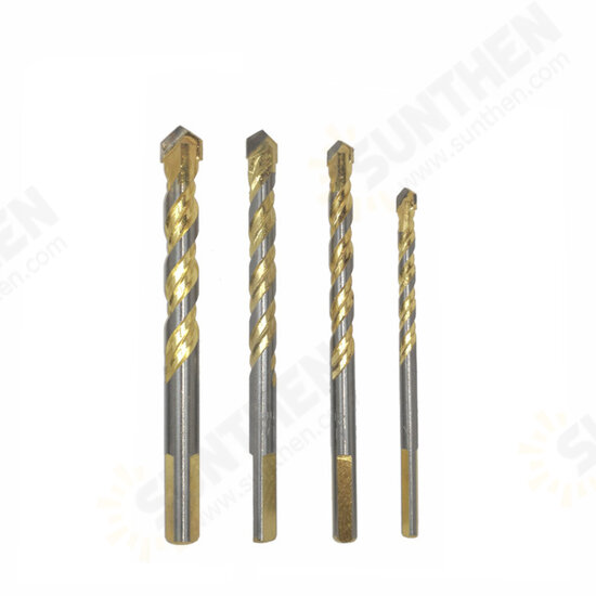 4/5/6/7/10Pcs Multi-functional Tungsten Carbide Tip Glass Drill Bit Set Triangle Bits For Porcelain Ceramic Glass Plastic Wood 4/5/6/7/10Pcs Multi-functional Tungsten Carbide Tip Glass Drill Bit Set Triangle Bits For Porcelain Ceramic Glass Plastic Wood