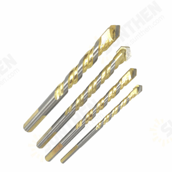 4/5/6/7/10Pcs Multi-functional Tungsten Carbide Tip Glass Drill Bit Set Triangle Bits For Porcelain Ceramic Glass Plastic Wood 4/5/6/7/10Pcs Multi-functional Tungsten Carbide Tip Glass Drill Bit Set Triangle Bits For Porcelain Ceramic Glass Plastic Wood