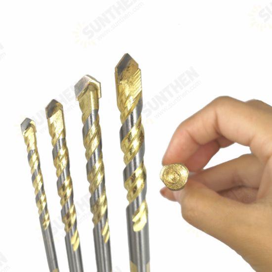 4/5/6/7/10Pcs Multi-functional Tungsten Carbide Tip Glass Drill Bit Set Triangle Bits For Porcelain Ceramic Glass Plastic Wood 4/5/6/7/10Pcs Multi-functional Tungsten Carbide Tip Glass Drill Bit Set Triangle Bits For Porcelain Ceramic Glass Plastic Wood
