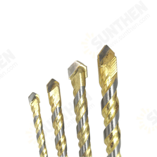 4/5/6/7/10Pcs Multi-functional Tungsten Carbide Tip Glass Drill Bit Set Triangle Bits For Porcelain Ceramic Glass Plastic Wood 4/5/6/7/10Pcs Multi-functional Tungsten Carbide Tip Glass Drill Bit Set Triangle Bits For Porcelain Ceramic Glass Plastic Wood